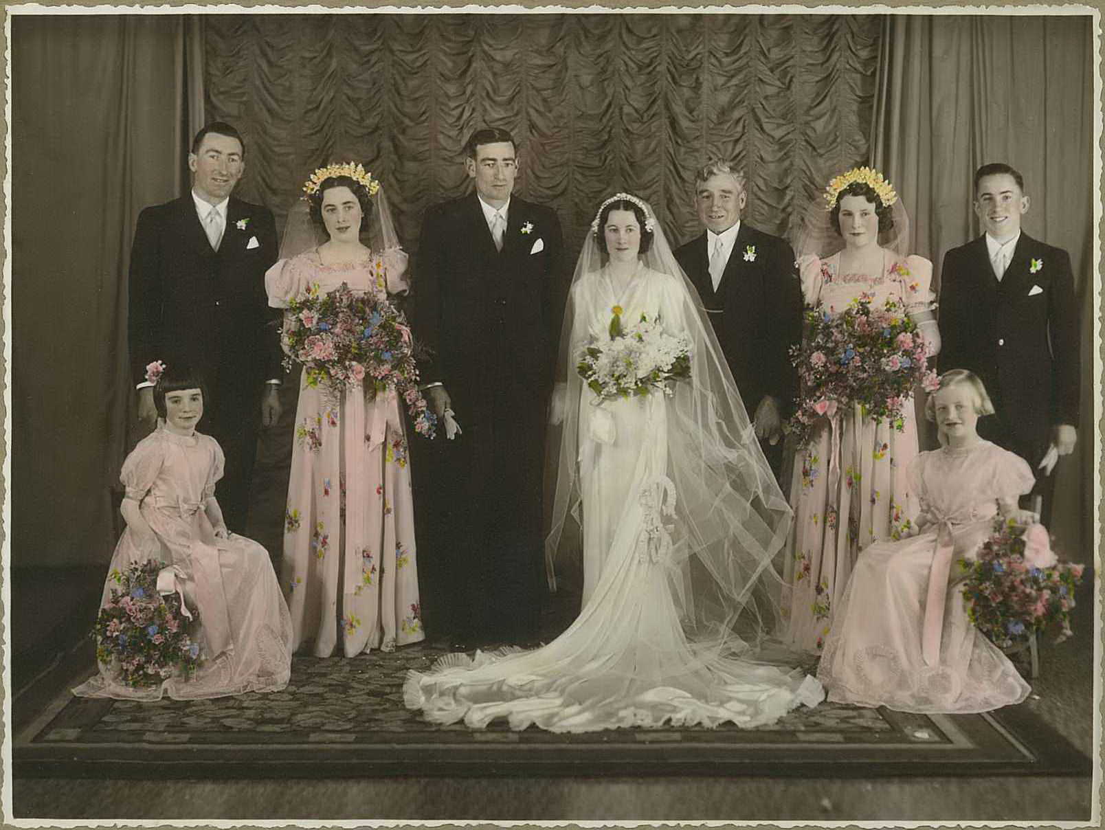 1938 Marriage of Frances Grace Dickson and Harry Kitchener Baker